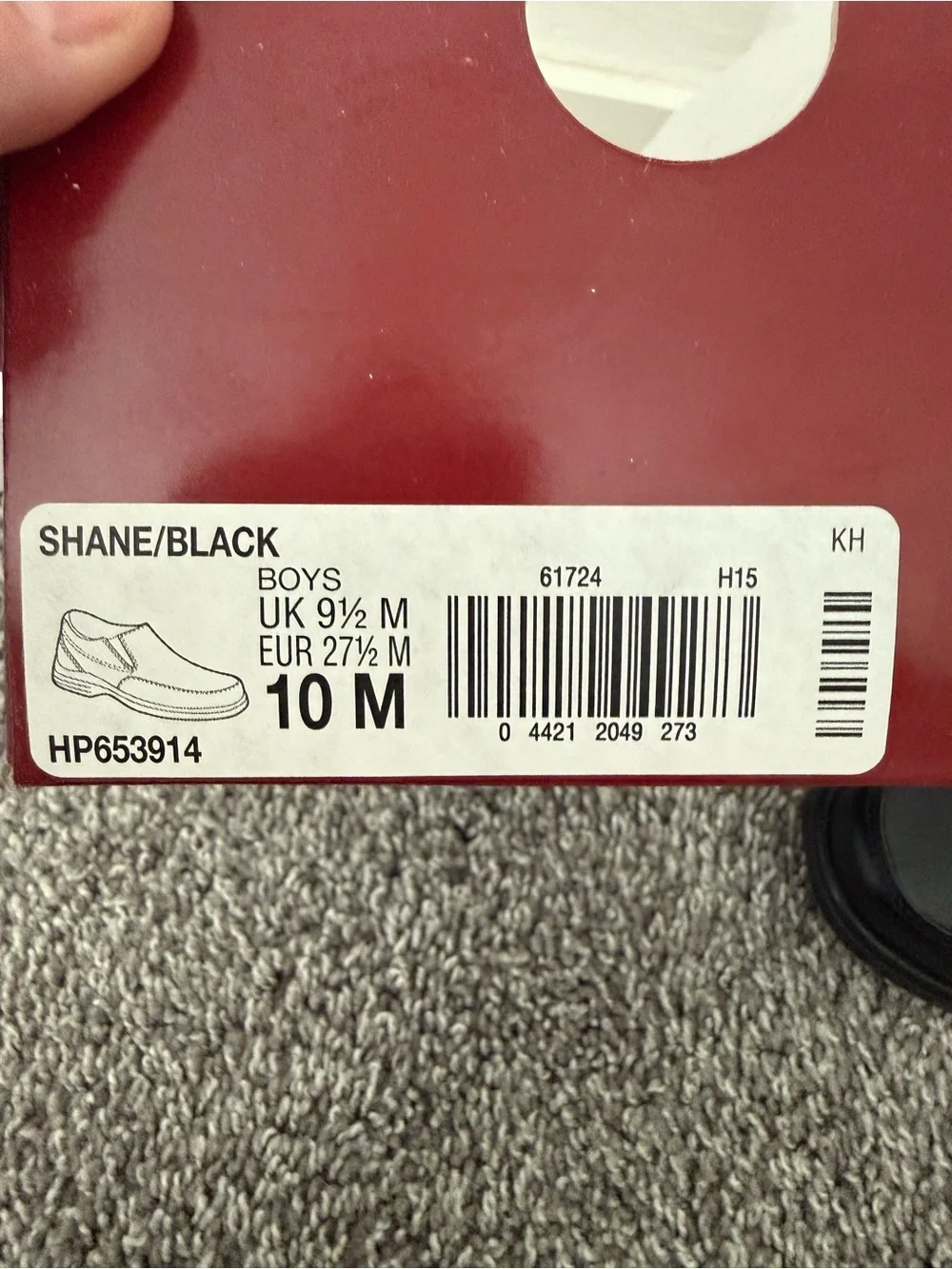 Black Slip-On Boy's Dress Shoes